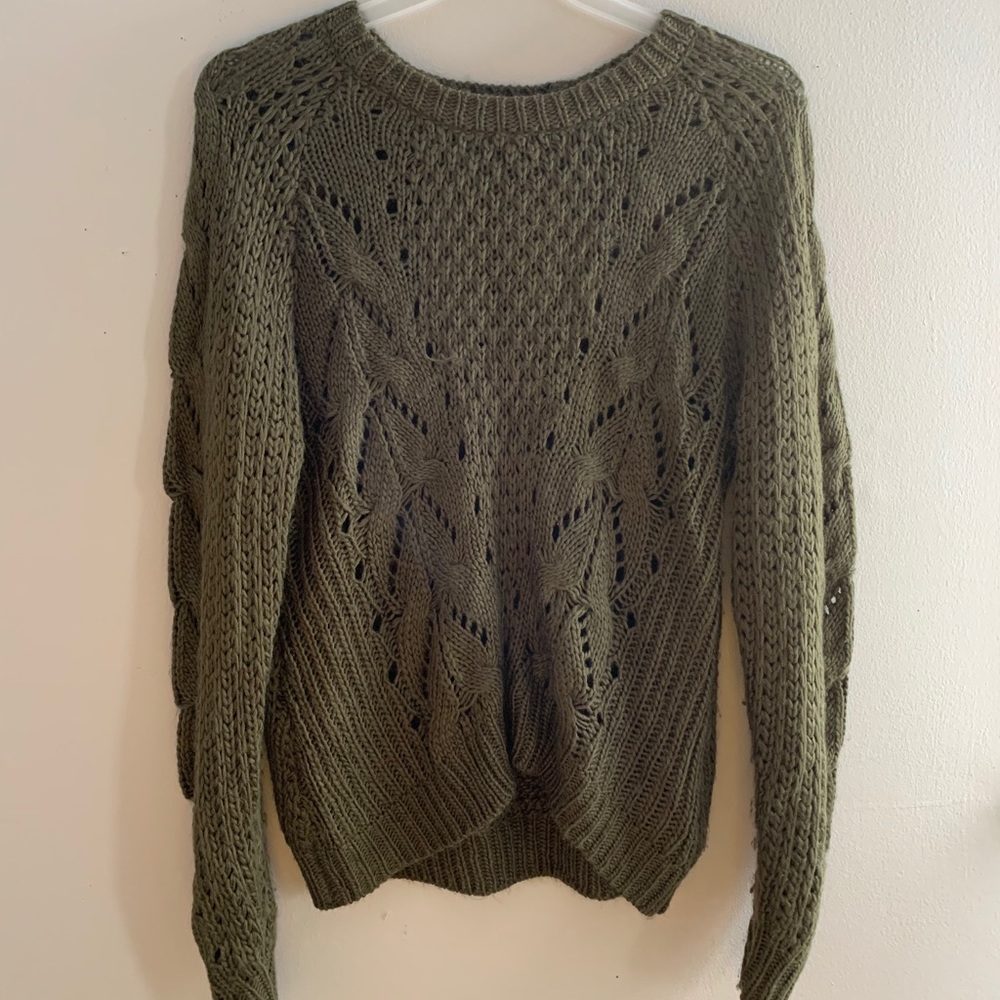 Charlotte Russe M green sweater
